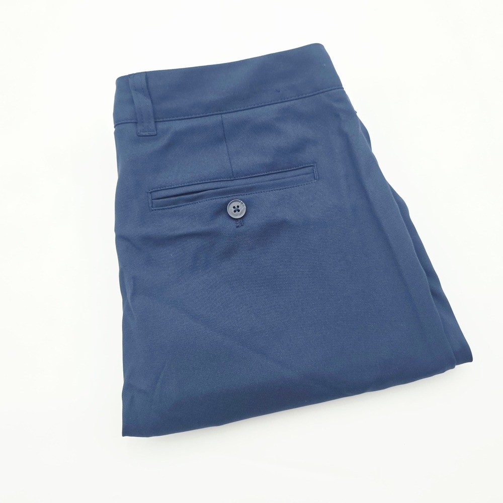 Mizzen+Main Baron Chino Athletic Fit Pants Navy Blue Golf 30W x 30L Stretch